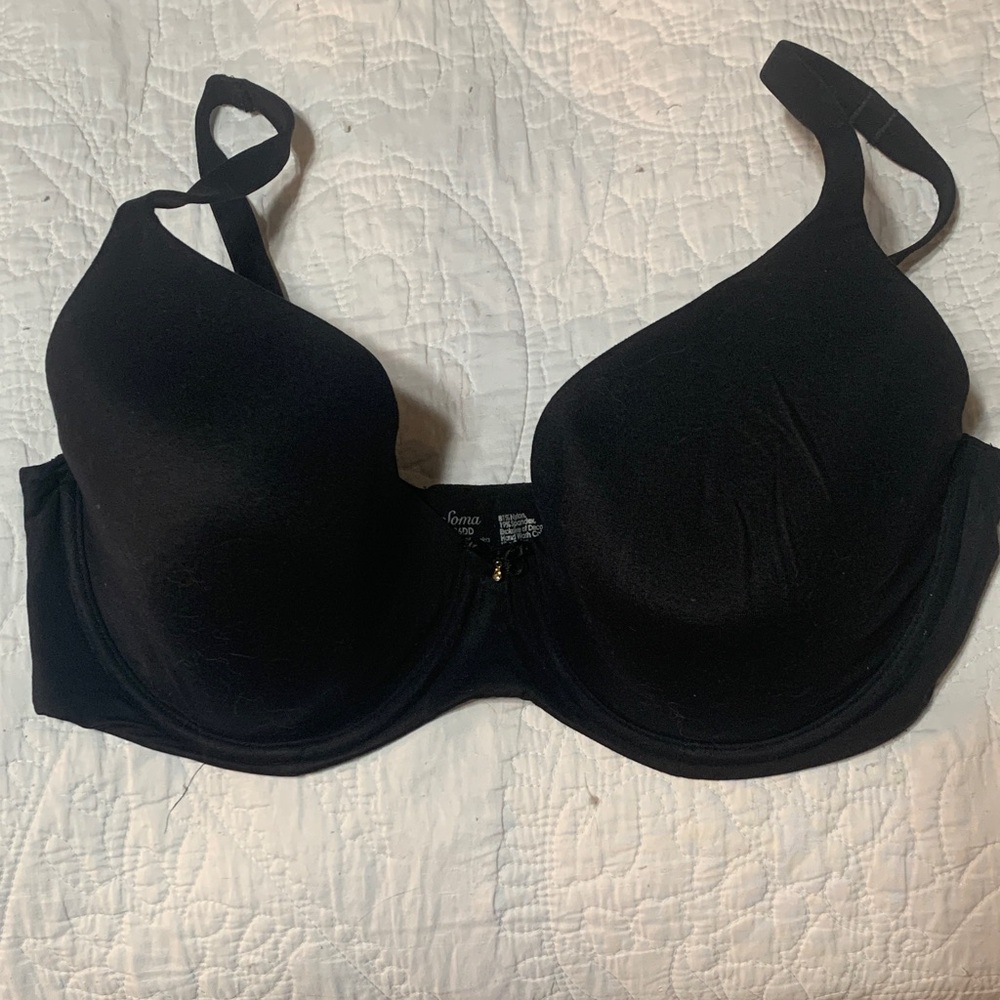 Soma Embraceable Black Full Coverage Underwire Bra